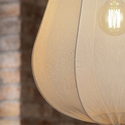 Brilagi - LED liustra ant laido ARVEN 1xE27/8W/230V, skersmuo 37 cm, balta
