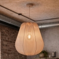 Brilagi - LED liustra ant laido ARVEN 1xE27/8W/230V Ø 37 cm smėlio spalvos