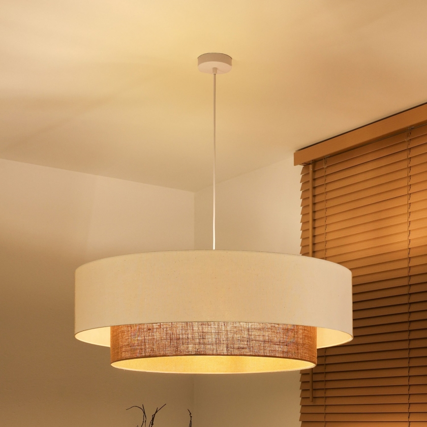 Brilagi - LED liustra ant laido BOHO STYLE 3xE27/15W/230V, skersmuo 80 cm