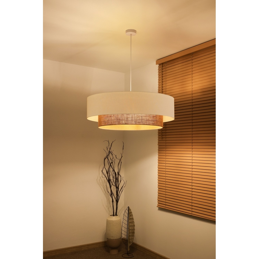 Brilagi - LED liustra ant laido BOHO STYLE 3xE27/15W/230V, skersmuo 80 cm