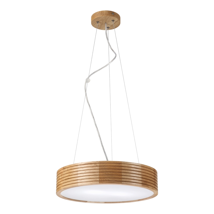 Brilagi - LED liustra ant laido CARVALHO MODERN 2xE27/60W/230V ąžuolas skersm. 37,5 cm