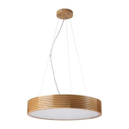 Brilagi - LED liustra ant laido CARVALHO MODERN 3xE27/60W/230V ąžuolas, skersmuo 47,5 cm