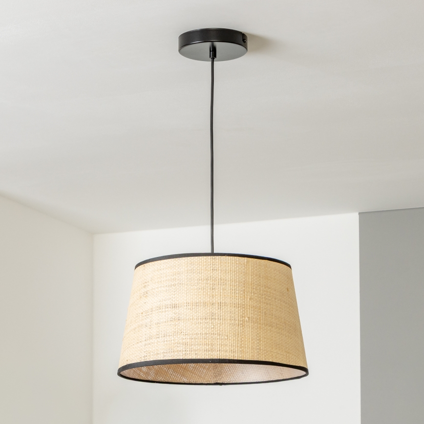 Brilagi - LED liustra ant laido CERIA 1xE27/40W/230V skersm. 35 cm smėlinė
