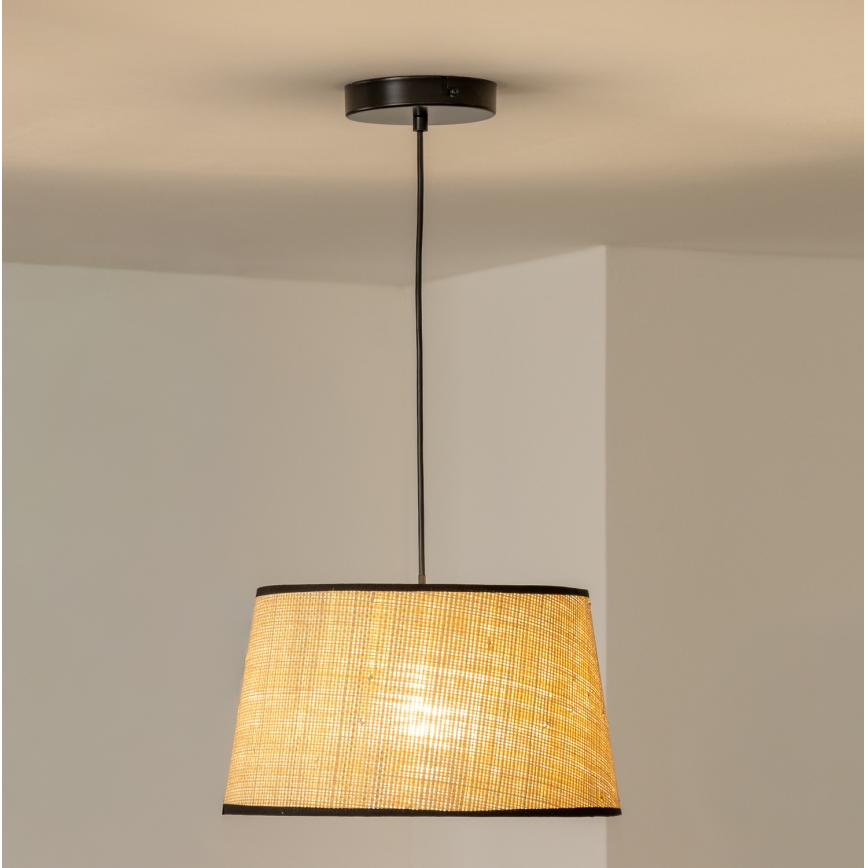 Brilagi - LED liustra ant laido CERIA 1xE27/40W/230V skersm. 35 cm smėlinė