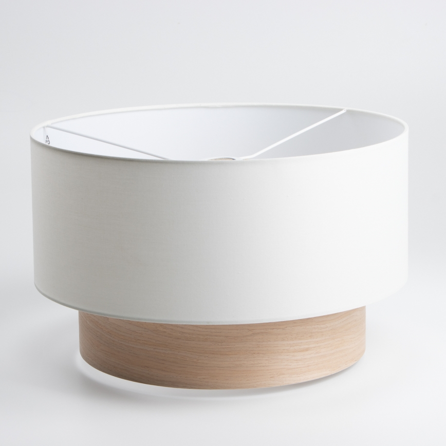 Brilagi - LED liustra ant laido CERIA 1xE27/40W/230V skersmuo 50 cm balta/smėlio