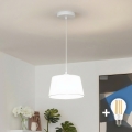 Brilagi - LED liustra ant laido CERIA 1xE27/40W/230V Ø 25 cm balta