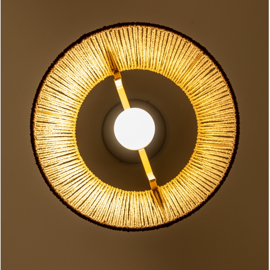 Brilagi - LED liustra ant laido CERIA BOHO 1xE27/40W/230V skersmuo 28 cm ruda