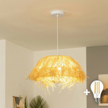 Brilagi - LED liustra ant laido CERIA BOHO 1xE27/40W/230V, skersmuo 40 cm, rafija