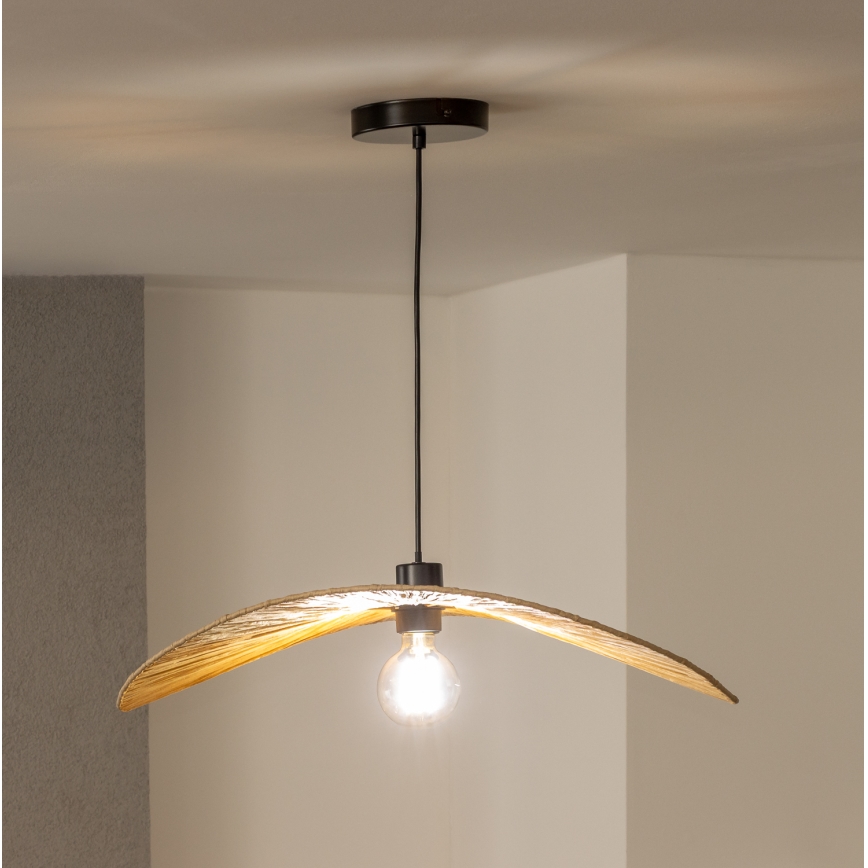 Brilagi - LED liustra ant laido CERIA BOHO 1xE27/40W/230V skersmuo 60 cm rafija
