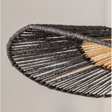 Brilagi - LED liustra ant laido CERIA BOHO 1xE27/40W/230V, skersmuo 80 cm, juoda/ruda