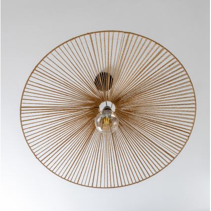 Brilagi - LED liustra ant laido CERIA BOHO 1xE27/40W/230V skersmuo 90 cm ruda