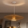 Brilagi - LED liustra ant laido CERIA BOHO 1xE27/40W/230V Ø 70 cm balta/ruda
