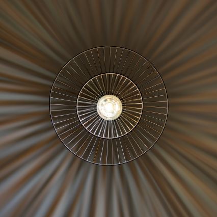 Brilagi - LED liustra ant laido CERIA WIRE 1xE27/40W/230V Ø 38 cm juoda