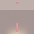 Brilagi - LED liustra ant laido CRESTO 1xGU10/10W/230V rožinė