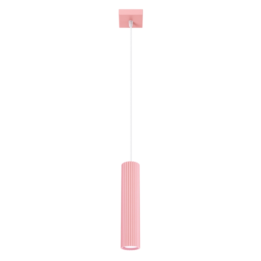 Brilagi - LED liustra ant laido CRESTO 1xGU10/10W/230V rožinė