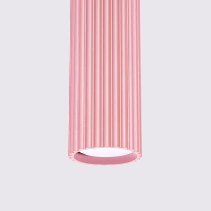 Brilagi - LED liustra ant laido CRESTO 1xGU10/10W/230V rožinė