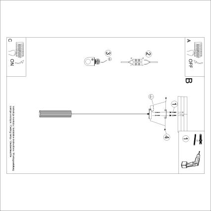 Brilagi - LED liustra ant laido CRESTO 1xGU10/10W/230V rožinė