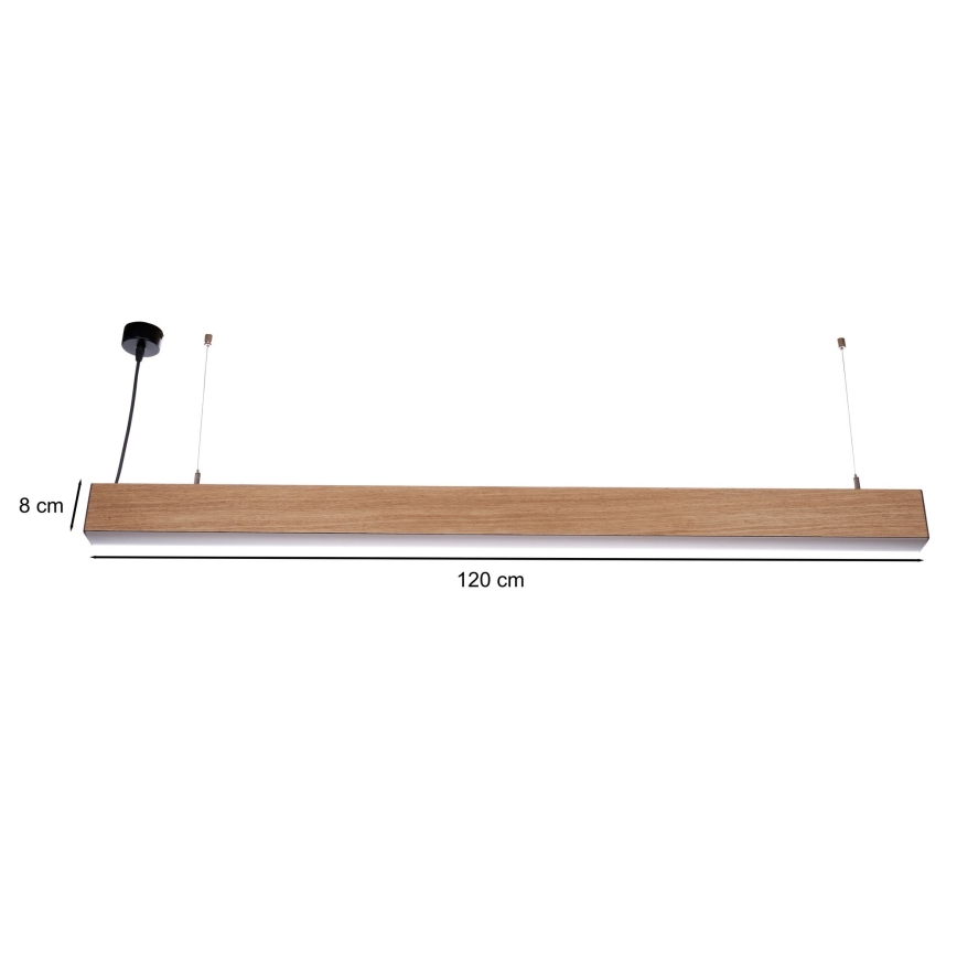 BRILAGI - LED liustra ant laido GARDALINE LED/100W/230V 120 cm ąžuolas