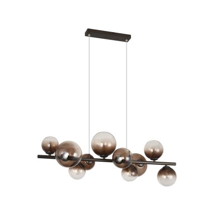 Brilagi - LED liustra ant laido MILLA 10xG9/3W/230V ruda/rūkinė ruda