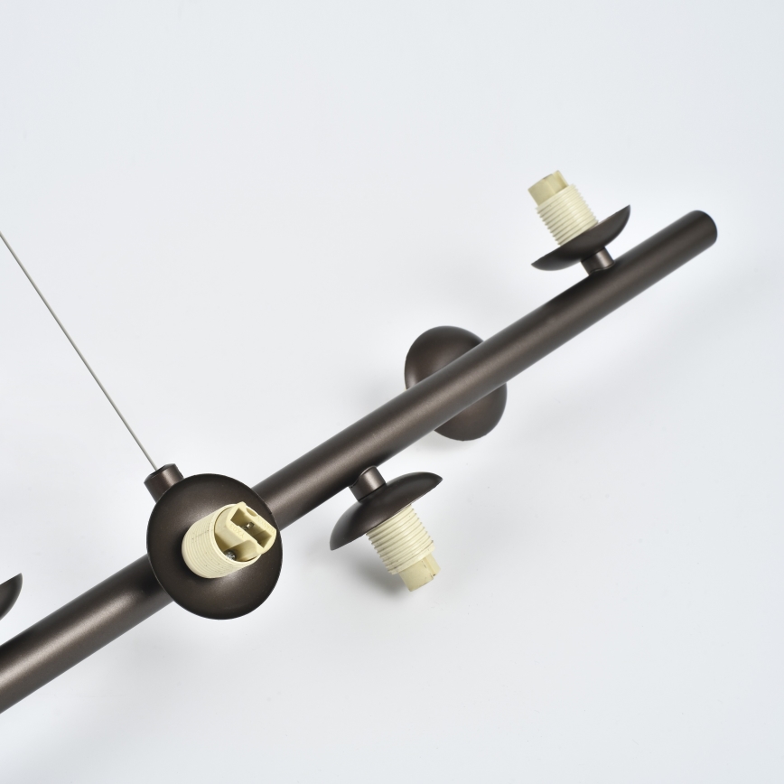 Brilagi - LED liustra ant laido MILLA 10xG9/3W/230V ruda/rūkinė ruda