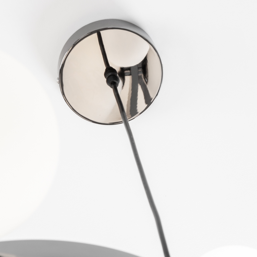 Brilagi - LED liustra ant laido MILLA 15xG9/3W/230V juodas chromas/balta