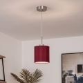 Brilagi - LED liustra ant laido NUBILA 1xE27/60W/230V skersm. 14 cm pompejietiška raudona