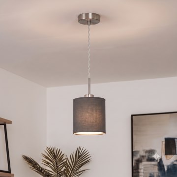 Brilagi - LED liustra ant laido NUBILA 1xE27/60W/230V, skersmuo 14 cm, antracitas
