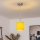 Brilagi - LED liustra ant laido NUBILA 1xE27/60W/230V Ø 14 cm geltona