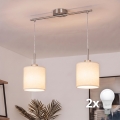 Brilagi - LED liustra ant laido NUBILA 2xE27/60W/230V kreminė