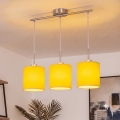 Brilagi - LED liustra ant laido NUBILA 3xE27/60W/230V geltona