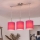 Brilagi - LED liustra ant laido NUBILA 3xE27/60W/230V rožinė
