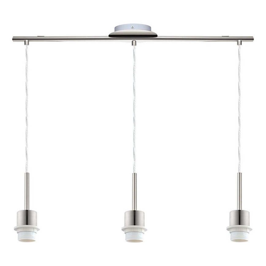 Brilagi - LED liustra ant laido NUBILA 3xE27/60W/230V tamsiai mėlyna