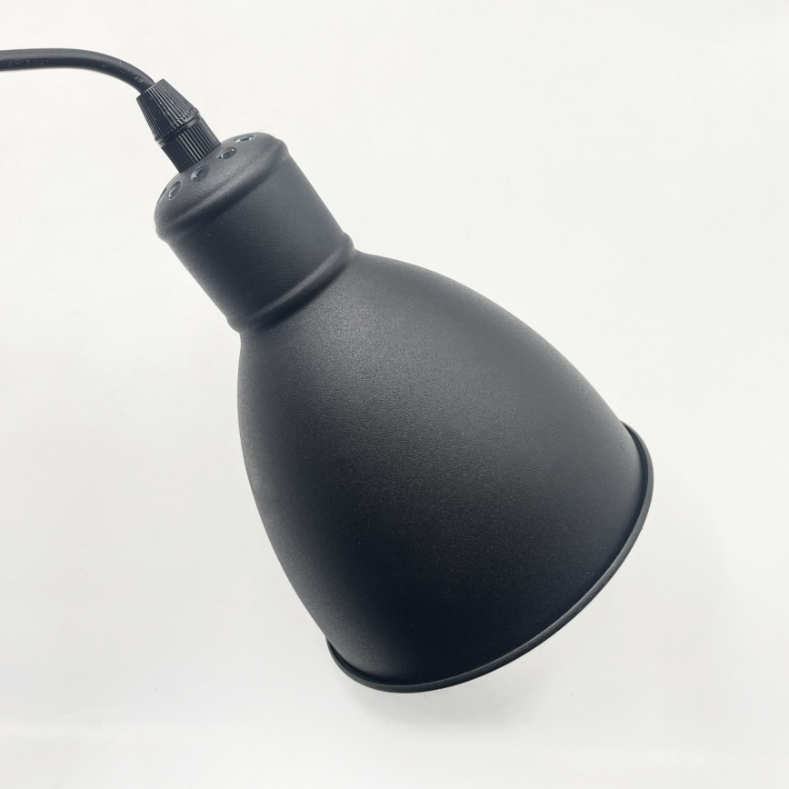 Brilagi - LED liustra ant laido RIDDY 4xE27/60W/230V, juoda