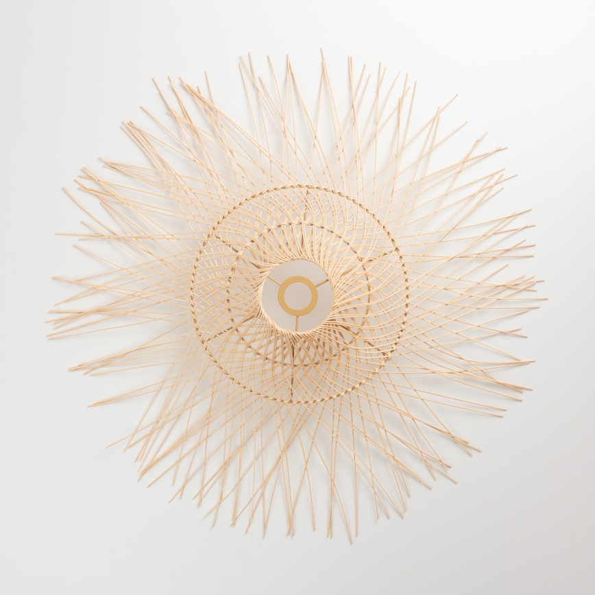 Brilagi - LED liustra ant lyno CERIA BOHO 1xE27/40W/230V skersmuo 70 cm bambukas