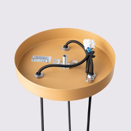 Brilagi - LED liustra ant troselio CRESTO 3xGU10/10W/230V auksinė