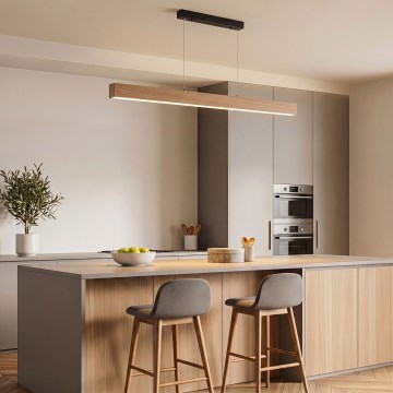 BRILAGI - LED liustra ant troselio GARDALINE LED/90W/230V ąžuolas