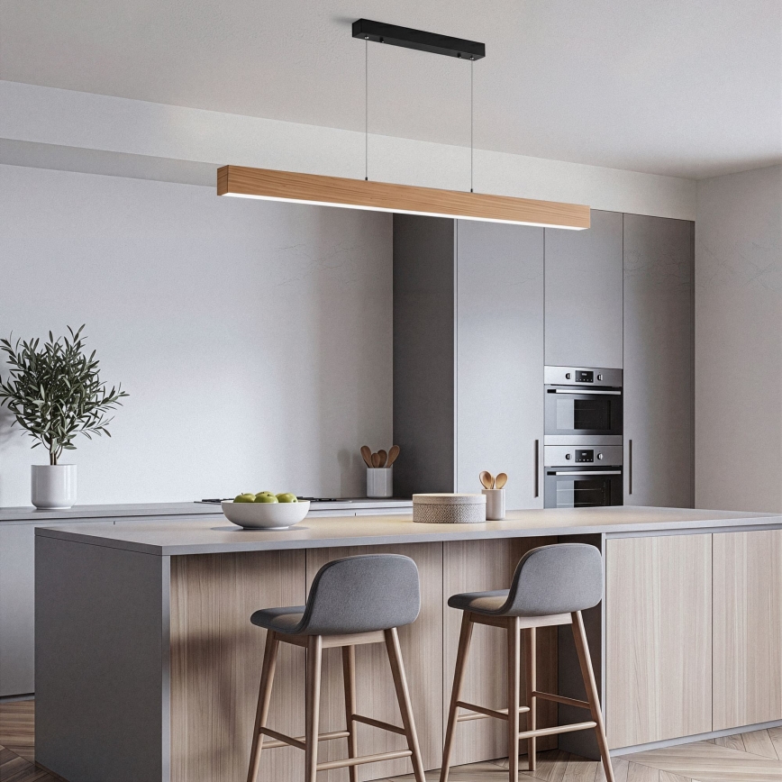 BRILAGI - LED liustra ant troselio GARDALINE LED/90W/230V ąžuolas