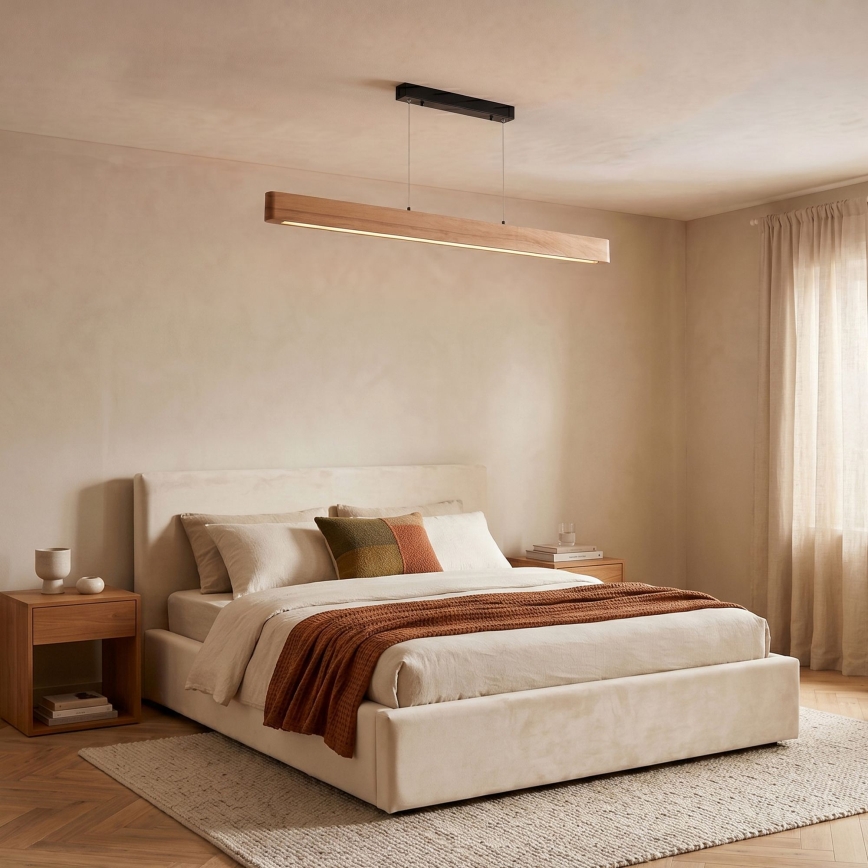 BRILAGI - LED liustra ant troselio GARDALINE LED/90W/230V ąžuolas