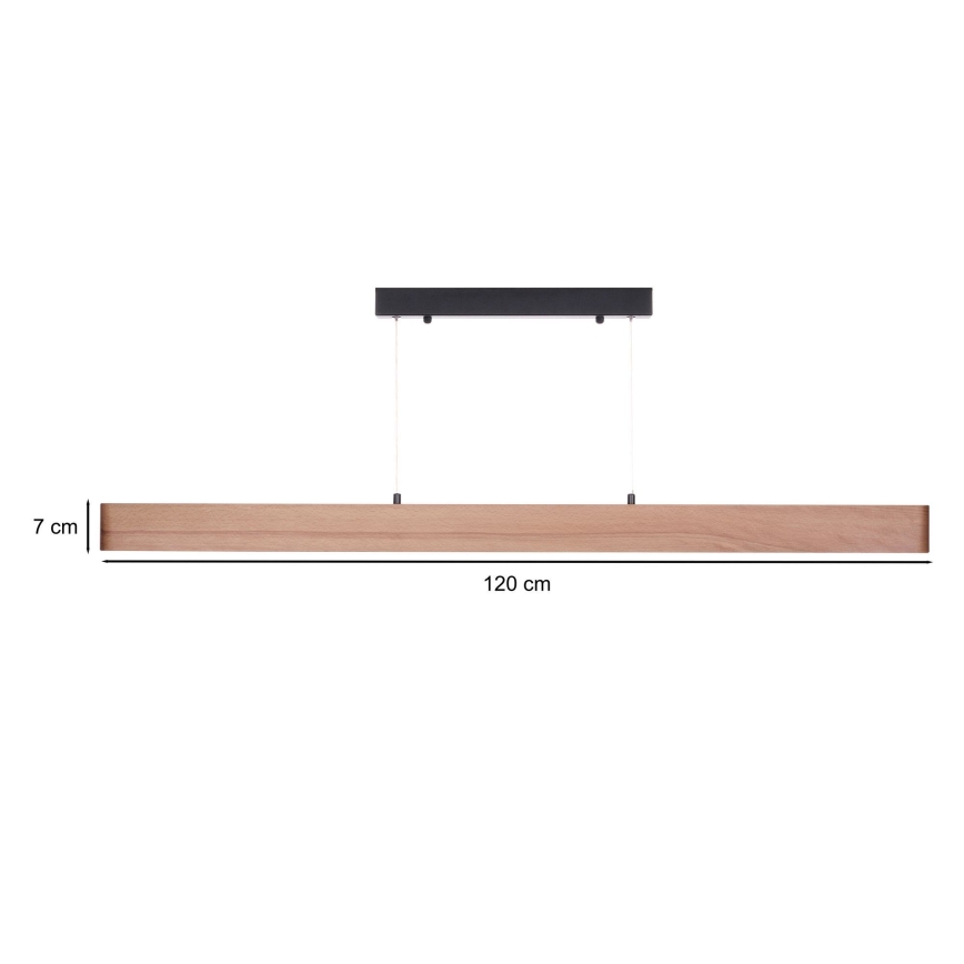 BRILAGI - LED liustra ant troselio GARDALINE LED/90W/230V ąžuolas