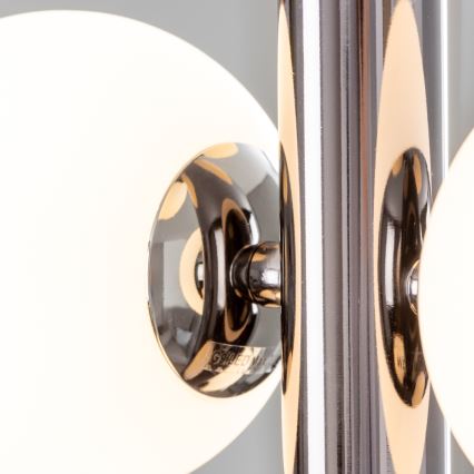 Brilagi - LED liustra ant troselio MILLA 6xG9/3W/230V juodas chromas/balta