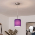 Brilagi - LED liustra ant troselio NUBILA 1xE27/60W/230V skers. 14 cm violetinė