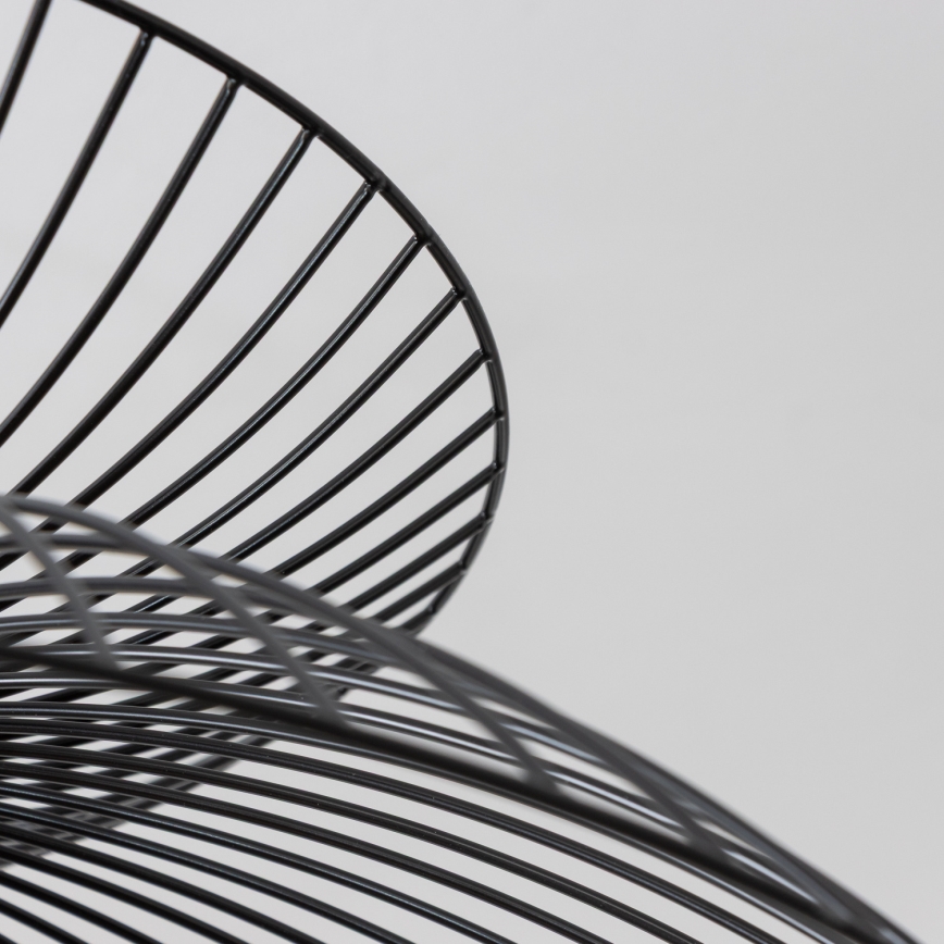 Brilagi - LED liustra ant vielos CERIA WIRE 1xE27/40W/230V skersm. 60 cm juoda