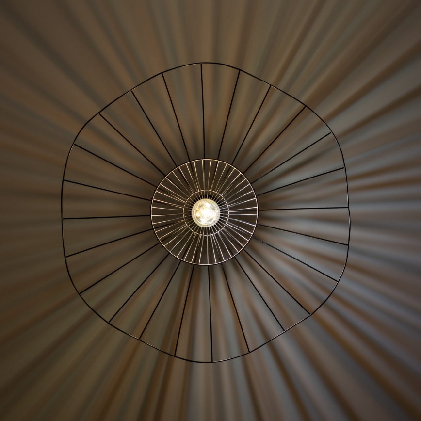 Brilagi - LED liustra su laidu CERIA WIRE 1xE27/40W/230V skersmuo 80 cm juoda