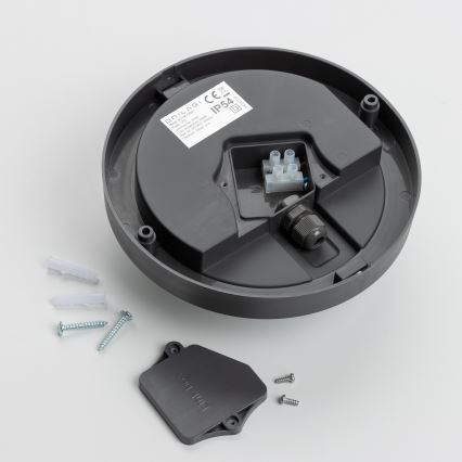 Brilagi - LED lubinis lauko šviestuvas LED/13W/230V diametras 17 cm IP54 antracitas