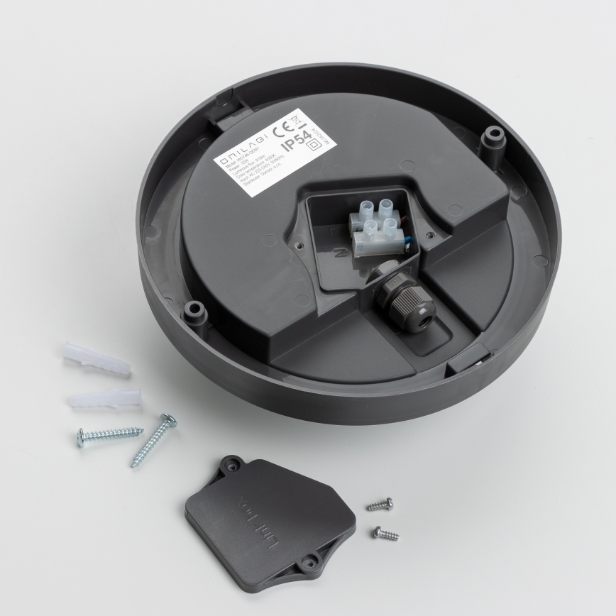 Brilagi - LED lubinis lauko šviestuvas LED/13W/230V diametras 17 cm IP54 antracitas