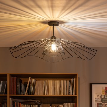 Brilagi - LED lubinis liustras CERIA WIRE 1xE27/60W/230V skersm. 80 cm juodas