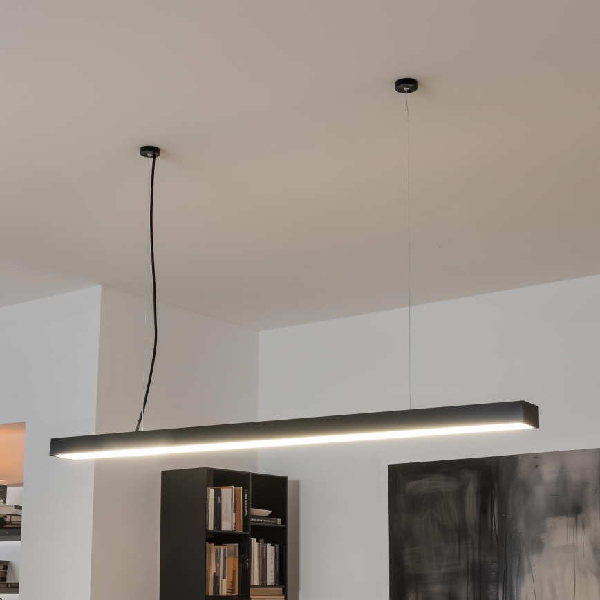 Brilagi - LED lubinis prigludęs pakabinamas šviestuvas SYNODICO LED/30W/230V 4000K juodas