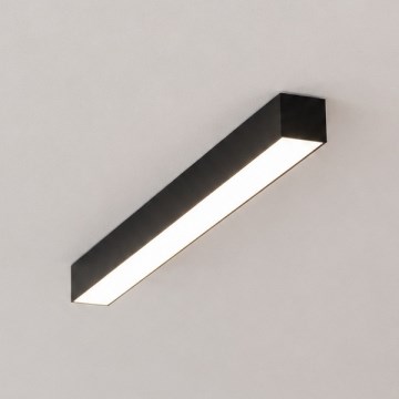 Brilagi - LED lubinis paviršinis šviestuvas FULLDAY LED/10/15/20W/230V 2700/4000/6000K 60 cm juodas