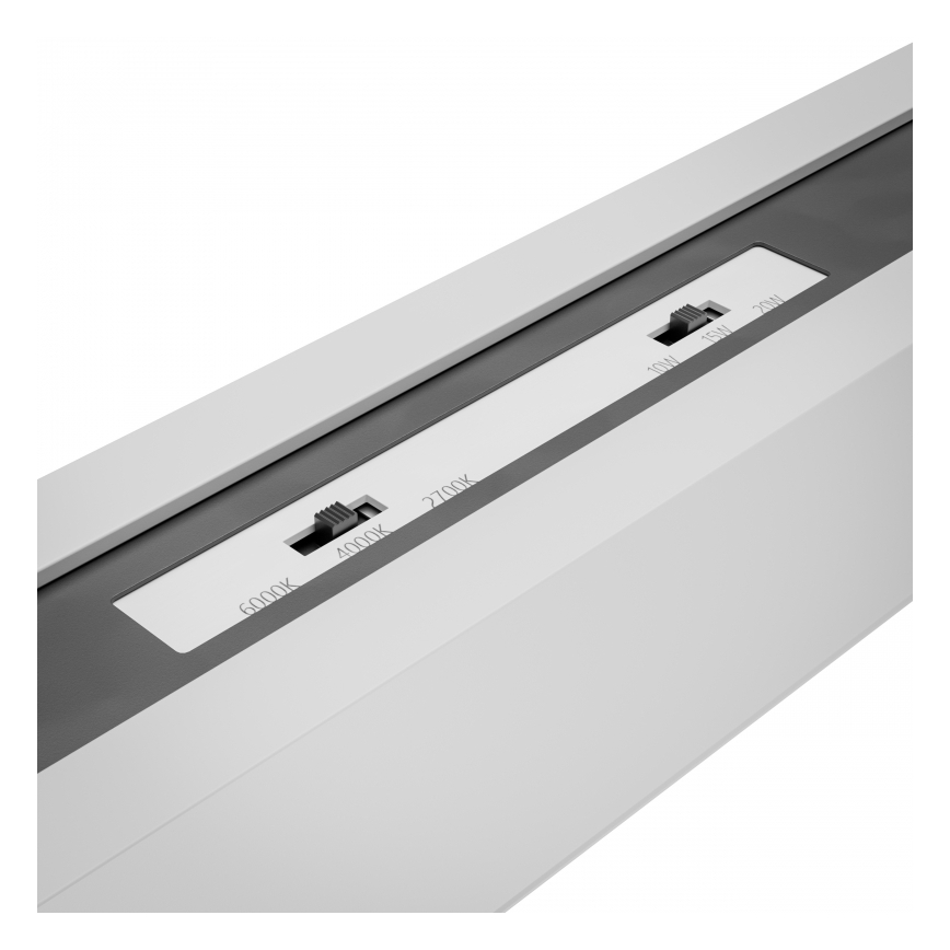 Brilagi - LED lubinis paviršinis šviestuvas FULLDAY LED/10/15/20W/230V 2700/4000/6000K 60 cm UGR19 baltas