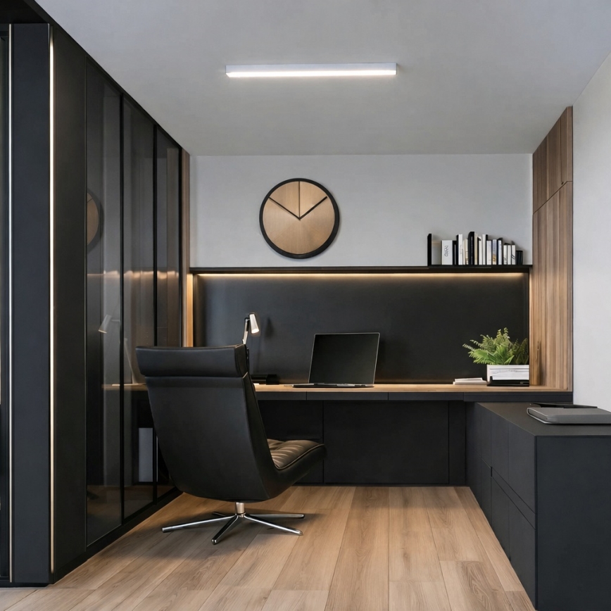 Brilagi - LED lubinis paviršinis šviestuvas FULLDAY LED/10/15/20W/230V 2700/4000/6000K 60 cm baltas